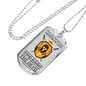 Whole Armor Of God Bible Verse Faith Necklace Stainless Steel or 18k Gold Dog Tag 24" Chain-Express Your Love Gifts
