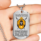 Whole Armor Of God Bible Verse Faith Necklace Stainless Steel or 18k Gold Dog Tag 24" Chain-Express Your Love Gifts