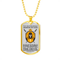 Whole Armor Of God Bible Verse Faith Necklace Stainless Steel or 18k Gold Dog Tag 24" Chain-Express Your Love Gifts
