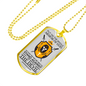 Whole Armor Of God Bible Verse Faith Necklace Stainless Steel or 18k Gold Dog Tag 24" Chain-Express Your Love Gifts