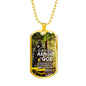 Whole Armor Of God Christian Faith Ephesians Necklace Stainless Steel or 18k Gold Dog Tag 24" Chain-Express Your Love Gifts