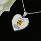 Whole Armor Of God Stainless Steel or 18k Gold Heart Pendant 18-22"-Express Your Love Gifts