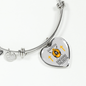 Whole Armor Of God Stainless Steel or 18k Gold Heart Pendant 18-22"-Express Your Love Gifts