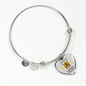 Whole Armor Of God Stainless Steel or 18k Gold Heart Pendant 18-22"-Express Your Love Gifts
