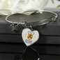 Whole Armor Of God Stainless Steel or 18k Gold Heart Pendant 18-22"-Express Your Love Gifts