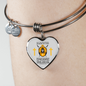 Whole Armor Of God Stainless Steel or 18k Gold Heart Pendant 18-22"-Express Your Love Gifts