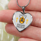 Whole Armor Of God Stainless Steel or 18k Gold Heart Pendant 18-22"-Express Your Love Gifts