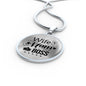 Wife. Mom. Boss Circle Necklace Stainless Steel or 18k Gold 18-22"-Express Your Love Gifts