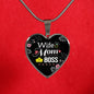Wife. Mom. Boss Heart Pendant Necklace-Express Your Love Gifts
