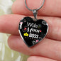 Wife. Mom. Boss Heart Pendant Necklace-Express Your Love Gifts