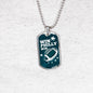 Win Philly Win Philadelphia Fan Gift Necklace Stainless Steel or 18k Gold Dog Tag 24" Chain-Express Your Love Gifts