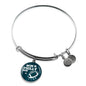 Win Philly Win Philadelphia Stainless Steel or 18k Gold Circle Bangle Bracelet - Express Your Love Gifts