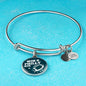 Win Philly Win Philadelphia Stainless Steel or 18k Gold Circle Bangle Bracelet - Express Your Love Gifts