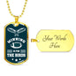 Winning Is For The Birds Philadelphia Fan Gift Necklace Stainless Steel or 18k Gold Dog Tag 24" Chain-Express Your Love Gifts