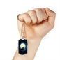 Wolf Pendant Howling At The Moon Stainless Steel or 18k Gold Dog Tag 24" Chain - Express Your Love Gifts