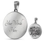 World'S Coolest Nurse Circle Necklace Stainless Steel or 18k Gold 18-22" - Express Your Love Gifts