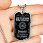 World'S Greatest Dad Dog Tag Stainless Steel or 18k Gold 24" Chain Gift For Dad - Express Your Love Gifts