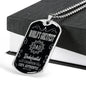 World'S Greatest Dad Dog Tag Stainless Steel or 18k Gold 24" Chain Gift For Dad - Express Your Love Gifts