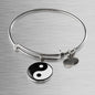 Yin Yang Bracelet Stainless Steel or 18k Gold Circle Yoga Bangle - Express Your Love Gifts