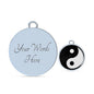 Yin Yang Bracelet Stainless Steel or 18k Gold Circle Yoga Bangle - Express Your Love Gifts