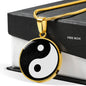 Yin Yang Necklace Yoga Pendant Stainless Steel or 18k Gold 18-22" - Express Your Love Gifts