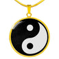 Yin Yang Necklace Yoga Pendant Stainless Steel or 18k Gold 18-22" - Express Your Love Gifts