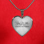 You & Me Forever And Always Necklace Stainless Steel or 18k Gold Heart Pendant 18-22" - Express Your Love Gifts