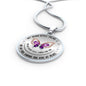 You Are At Peace Memorial Love Circle Necklace Stainless Steel or 18k Gold 18-22" - Express Your Love Gifts