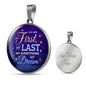 You Are My First My Last My Everything My Dream Circle Necklace Stainless Steel-Express Your Love Gifts