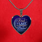 You Are My First My Last My Everything My Dream Necklace Stainless Steel or 18k Gold Heart Pendant 18-22"-Express Your Love Gifts