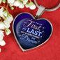You Are My First My Last My Everything My Dream Necklace Stainless Steel or 18k Gold Heart Pendant 18-22"-Express Your Love Gifts