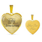 You Are My Today Necklace Stainless Steel or 18k Gold Heart Pendant 18-22" - Express Your Love Gifts