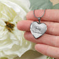 You Are My Today Necklace Stainless Steel or 18k Gold Heart Pendant 18-22" - Express Your Love Gifts