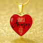 You Are Simply Amazing Necklace Stainless Steel or 18k Gold Heart Pendant 18-22" - Express Your Love Gifts