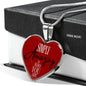 You Are Simply Amazing Necklace Stainless Steel or 18k Gold Heart Pendant 18-22" - Express Your Love Gifts