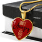 You Are Simply Amazing Necklace Stainless Steel or 18k Gold Heart Pendant 18-22" - Express Your Love Gifts