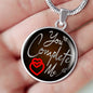 You Complete Me Circle Necklace Stainless Steel or 18k Gold 18-22" - Express Your Love Gifts