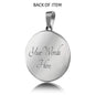 You Complete Me Circle Necklace Stainless Steel or 18k Gold 18-22" - Express Your Love Gifts