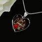 You Complete Me Necklace Stainless Steel or 18k Gold Heart Pendant 18-22" - Express Your Love Gifts