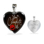 You Complete Me Necklace Stainless Steel or 18k Gold Heart Pendant 18-22" - Express Your Love Gifts