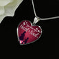 You Have My Heart And Soul Stainless Steel or 18k Gold Heart Pendant Necklace 18-22" - Express Your Love Gifts