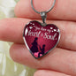 You Have My Heart And Soul Stainless Steel or 18k Gold Heart Pendant Necklace 18-22" - Express Your Love Gifts