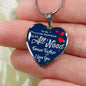 You'Re All I Need Awesome Boyfriend Stainless Steel or 18k Gold Heart Pendant Necklace 18-22" - Express Your Love Gifts