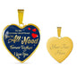 You'Re All I Need Awesome Boyfriend Stainless Steel or 18k Gold Heart Pendant Necklace 18-22" - Express Your Love Gifts