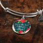 You'Re The Best I Love You Mom Stainless Steel or 18k Gold Circle Bangle Bracelet - Express Your Love Gifts