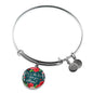 You'Re The Best I Love You Mom Stainless Steel or 18k Gold Circle Bangle Bracelet - Express Your Love Gifts