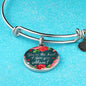 You'Re The Best I Love You Mom Stainless Steel or 18k Gold Circle Bangle Bracelet - Express Your Love Gifts