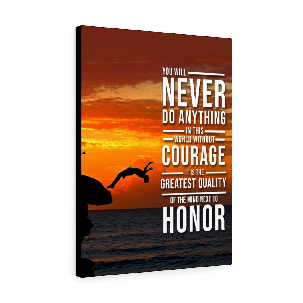 You Will Never Do Anything In This World Motivational Verse Printed On Ready To Hang Wall Art - Express Your Love Gifts