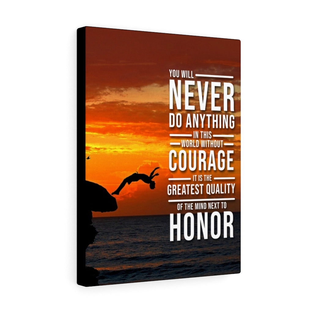 You Will Never Do Anything In This World Motivational Verse Printed On Ready To Hang Wall Art - Express Your Love Gifts