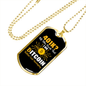 401K or Bitcoin Crypto Necklace Stainless Steel or 18k Gold Dog Tag 24" Chain-Express Your Love Gifts